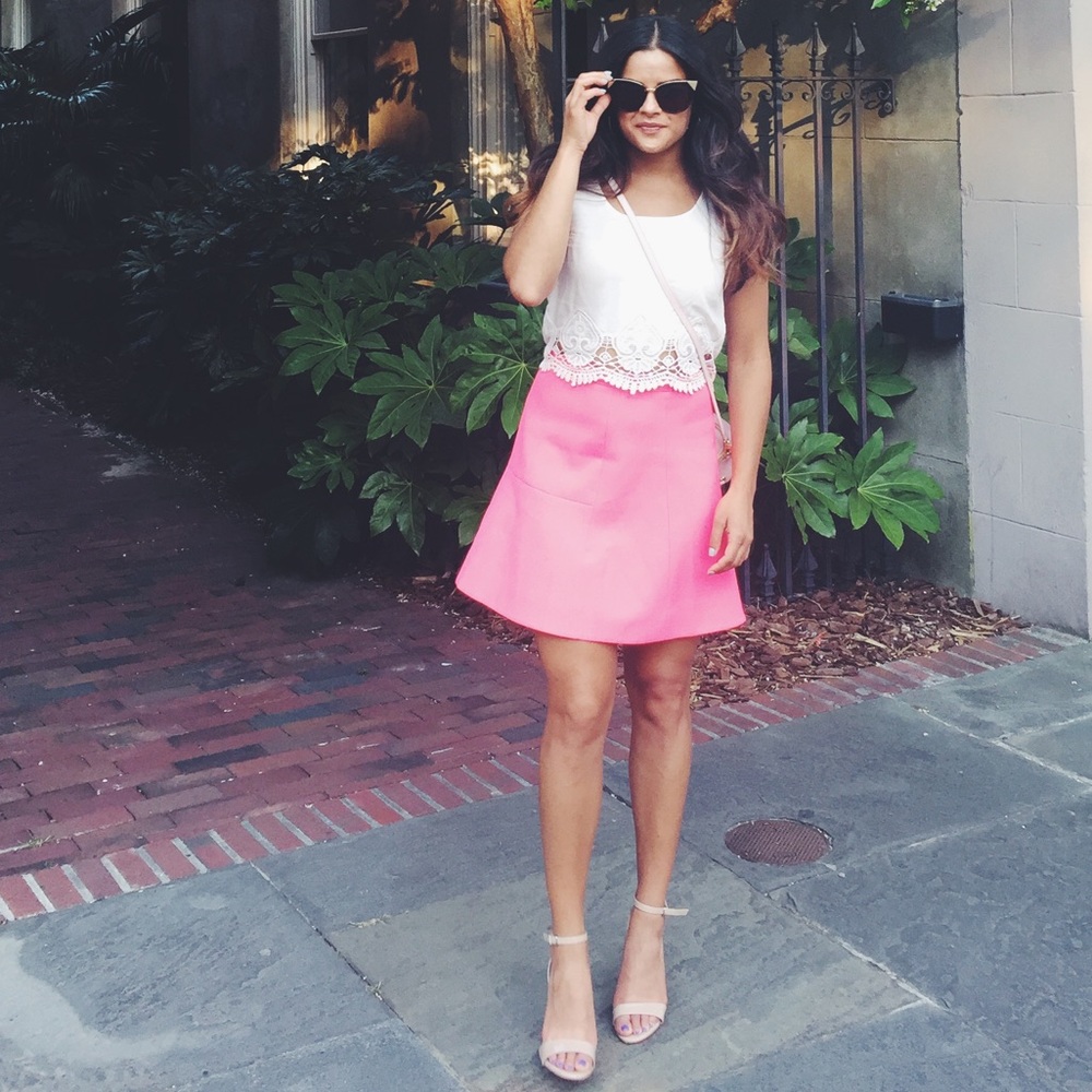 🎀 pink J.Crew mini